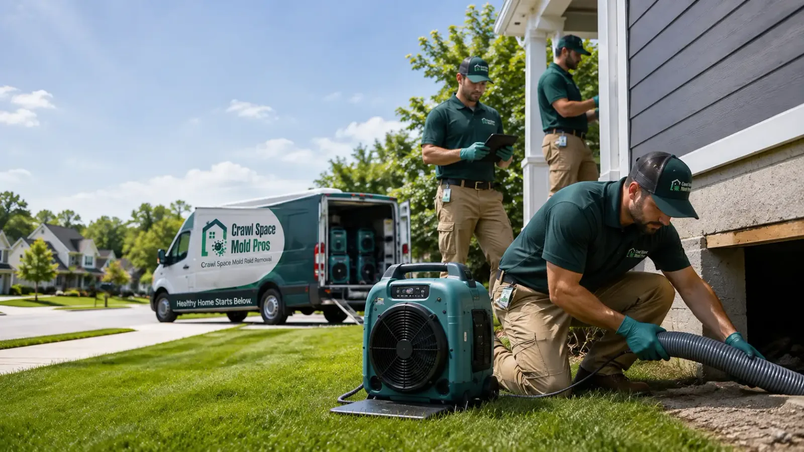 Crawl Space Mold Removal in Saukville, WI